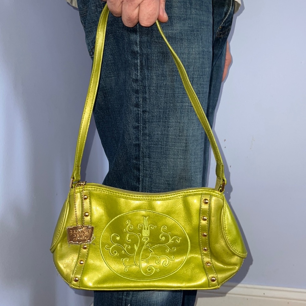 Green vintage Deborah Lewis purse